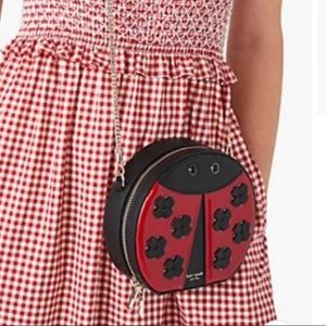🆕♠️ Kate Spade New York Dottie Lady Bug Crossbody 🐞